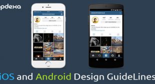 Difference in the design concept of Android and iOS