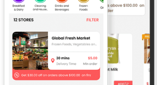 Instacart Clone – Best way to serve community with your Grocery App